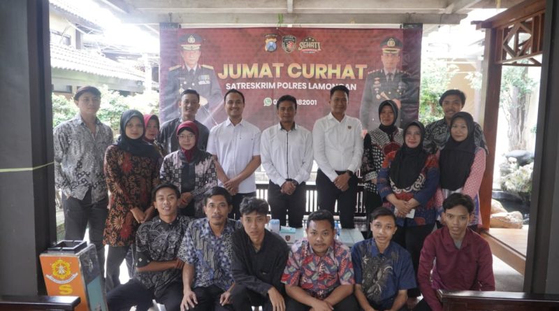 Satreskrim Polres Lamongan Gelar Jumat Curhat Bersama Komunitas Pemerhati Medsos, Bahas Maraknya Kejahatan Siber dan Edukasi Bijak Bermedia Sosial