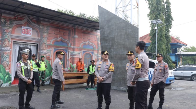 Kapolres Lamongan Tinjau Langsung Kesiapsiagaan Pospam dan Posyan Operasi Ketupat Semeru 2026