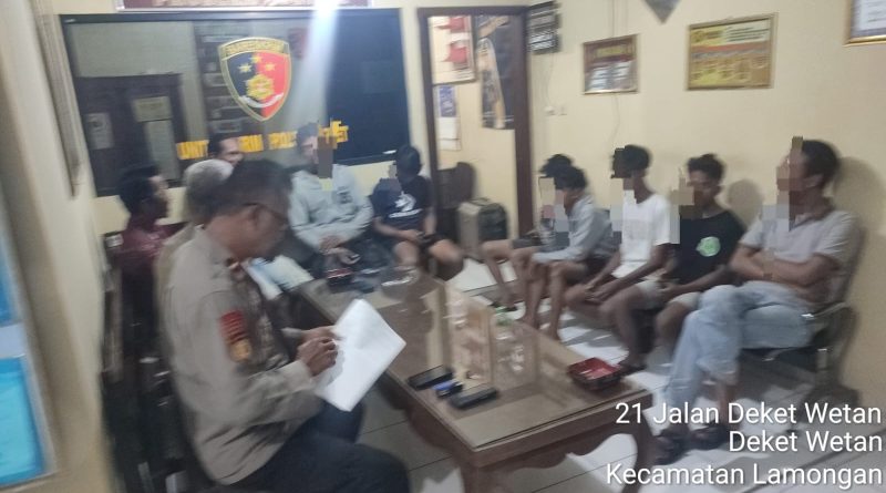Polsek Deket Tindak Lanjuti Laporan 110 Aksi Balap Liar Depan SPBU, Motor Tanpa Plat dan Knalpot Brong Diamankan!