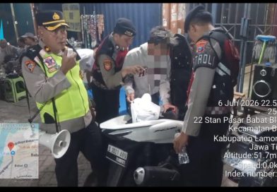 Keluhan Warga Babat Dijawab! Polres Lamongan Razia Knalpot Brong 21 Motor Ditilang